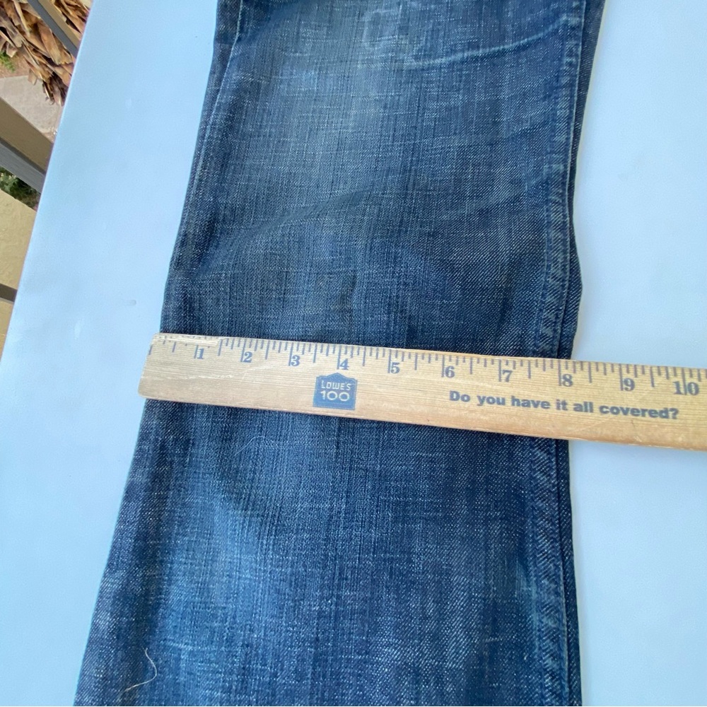 Juicy Couture Flare Jeans 27 Low Rise Bell Bottom Dark Wash Y2K USA HTF - Picture 8 of 14